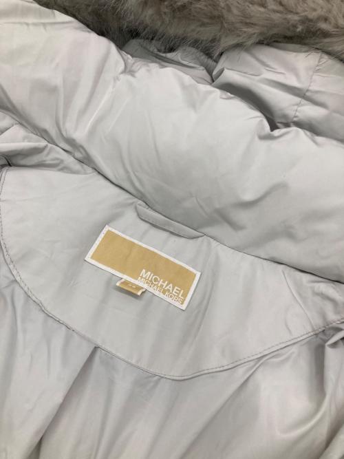 MICHAEL MICHAEL KORS（マイケル マイケルコース）MICHAEL MICHAEL KORS (マイケル マイケルコース) フォーファートリム キルティングベルテッドパファージャケット ホワイト サイズ:XSの古着・服飾アイテム