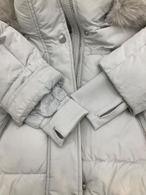 MICHAEL MICHAEL KORS（マイケル マイケルコース）MICHAEL MICHAEL KORS (マイケル マイケルコース) フォーファートリム キルティングベルテッドパファージャケット ホワイト サイズ:XSの古着・服飾アイテム