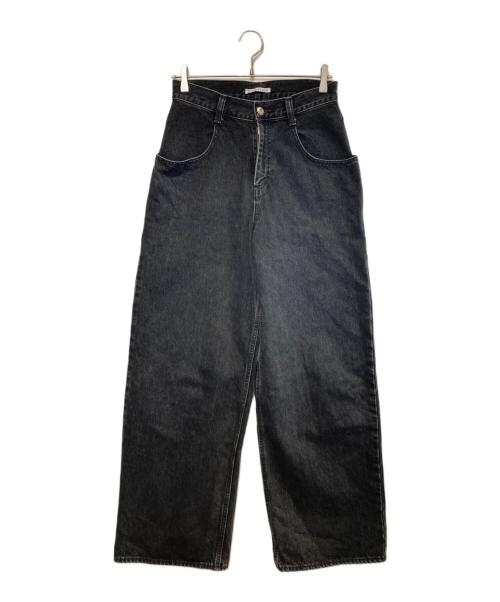 R'IAM-Plage（リアムプラージュ）R'IAM-Plage (リアムプラージュ) R’IAM WIDE デニム ブラック サイズ:38の古着・服飾アイテム