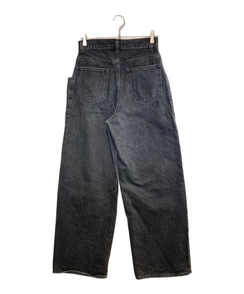 R'IAM-Plage（リアムプラージュ）R'IAM-Plage (リアムプラージュ) R’IAM WIDE デニム ブラック サイズ:38の古着・服飾アイテム