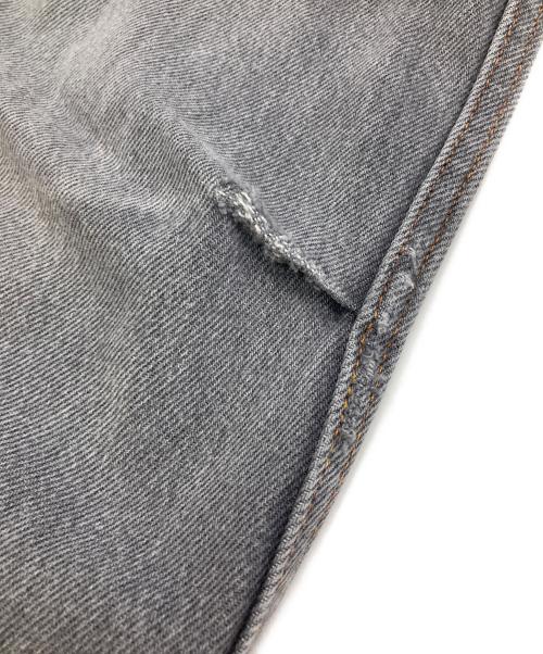 Curensology（カレンソロジー）Curensology (カレンソロジー) ユーズドカーヴィーデニムパンツ グレー サイズ:36の古着・服飾アイテム