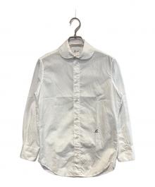 MADISON BLUE（マディソンブルー）の古着「BIG ROUND COLLAR SH」｜ホワイト