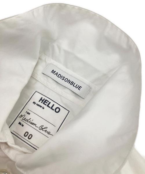 MADISON BLUE（マディソンブルー）MADISON BLUE (マディソンブルー) BIG ROUND COLLAR SH ホワイト サイズ:XSの古着・服飾アイテム