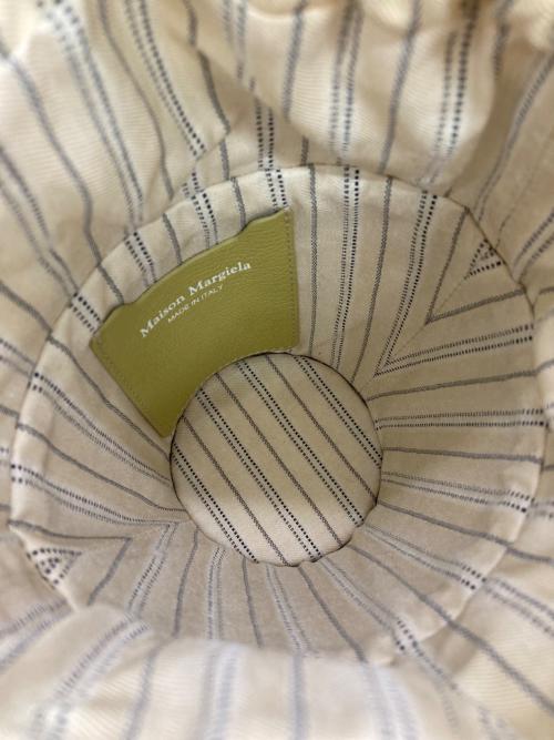 Maison Margiela（メゾンマルジェラ）Maison Margiela (メゾンマルジェラ) ファイヤーバケットバッグ ベージュの古着・服飾アイテム