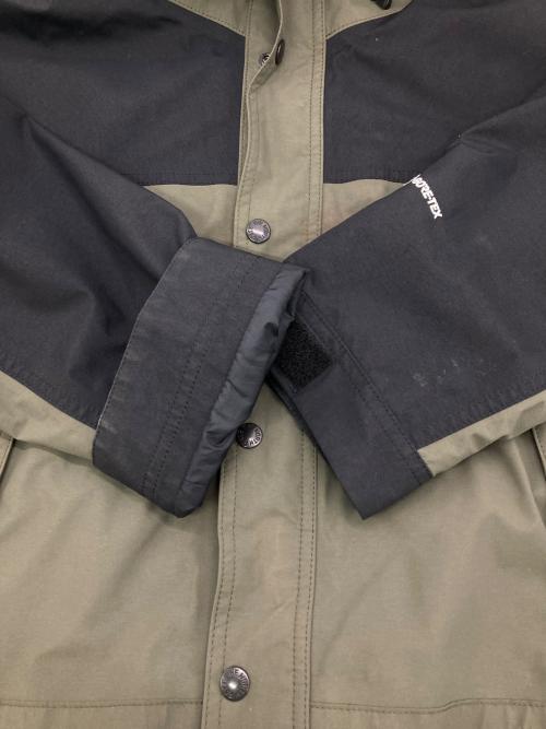 THE NORTH FACE（ザ ノース フェイス）THE NORTH FACE (ザ ノース フェイス) Mountain Light Jacket カーキ×ブラック サイズ:XLの古着・服飾アイテム