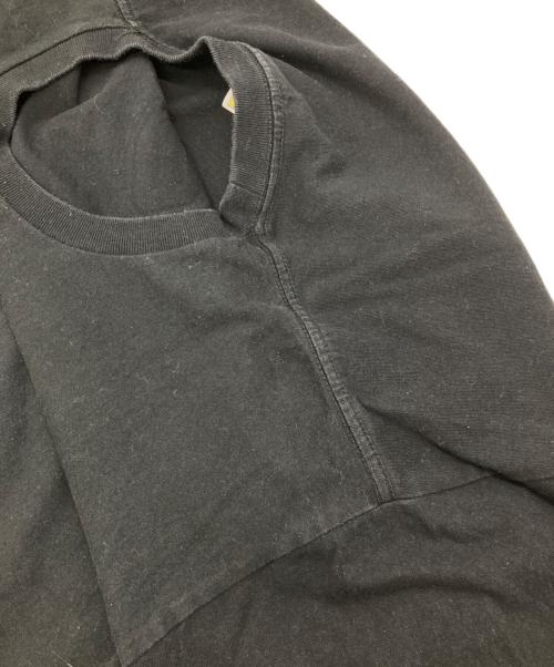 A BATHING APE（ア ベイシング エイプ）A BATHING APE (ア ベイシング エイプ) BAPE SILICON LOGO TEE ブラック サイズ:XLの古着・服飾アイテム