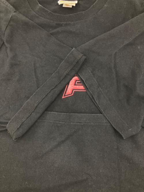 A BATHING APE（ア ベイシング エイプ）A BATHING APE (ア ベイシング エイプ) BAPE SILICON LOGO TEE ブラック サイズ:XLの古着・服飾アイテム