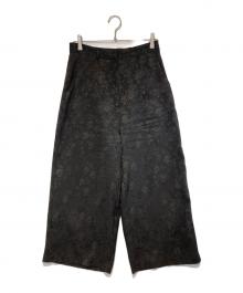 Tnewties（トゥエンティーズ）の古着「ジャガードパンツ」｜ブラック