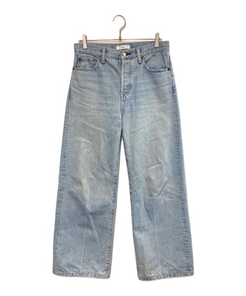 ebure（エブール）ebure (エブール) ウォッシュドワイドデニムパンツ インディゴ サイズ:40の古着・服飾アイテム