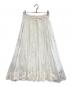 ebure（エブール）の古着「リネンギャザースカート」｜ホワイト