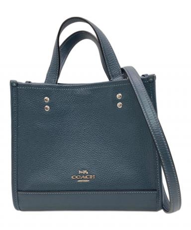 中古・古着通販】COACH (コーチ) デンプシー トート22 ネイビー