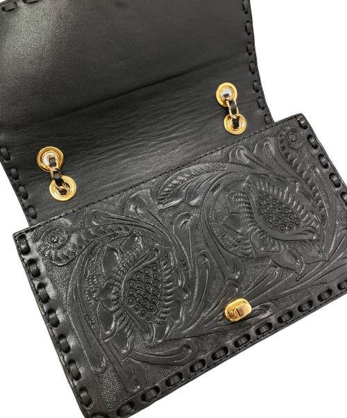 Carving Tribes（カービングトライブス）Carving Tribes (カービングトライブス) Carving Chain BAG ブラックの古着・服飾アイテム