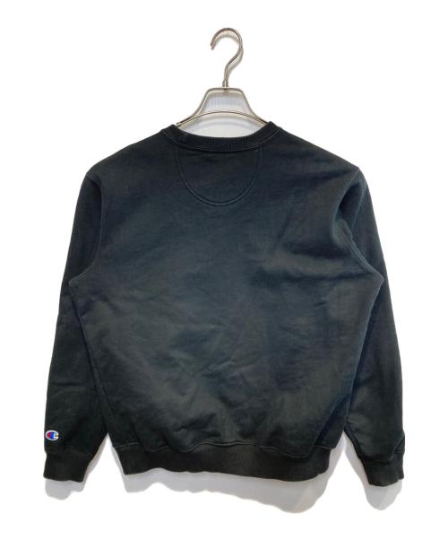 Champion（チャンピオン）Champion (チャンピオン) SUPREME (シュプリーム) chrome crewneck ブラック サイズ:Sの古着・服飾アイテム