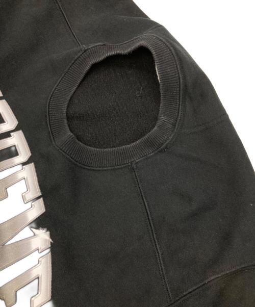 Champion（チャンピオン）Champion (チャンピオン) SUPREME (シュプリーム) chrome crewneck ブラック サイズ:Sの古着・服飾アイテム