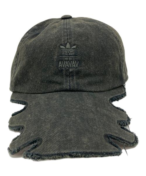 adidas（アディダス）adidas (アディダス) Avavav (アヴァヴァヴ) SLASHED CAP ブラック 未使用品の古着・服飾アイテム