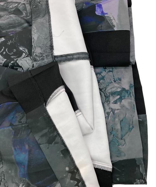 HARE（ハレ）HARE (ハレ) HAKAMAガラワイドパンツ ブラック×グレー サイズ:Freeの古着・服飾アイテム