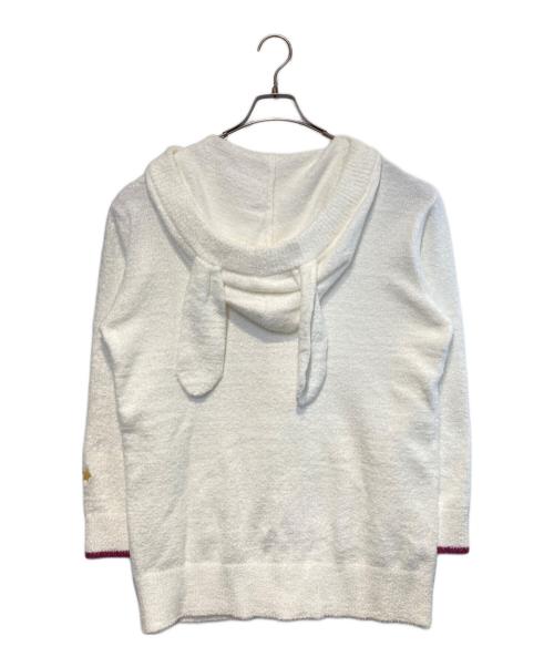 PEACH JOHN（ピーチジョン）PEACH JOHN (ピーチジョン) 推しの子 (オシノコ) ジップパーカー ホワイト サイズ:M 未使用品の古着・服飾アイテム