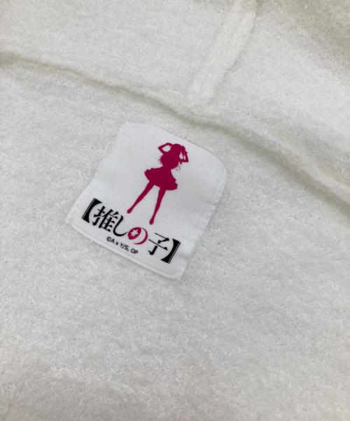 PEACH JOHN（ピーチジョン）PEACH JOHN (ピーチジョン) 推しの子 (オシノコ) ジップパーカー ホワイト サイズ:M 未使用品の古着・服飾アイテム