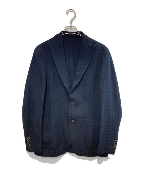 LARDINI（ラルディーニ）LARDINI (ラルディーニ) MOWEARウールコットンシングル3Bジャケット ネイビー サイズ:48の古着・服飾アイテム