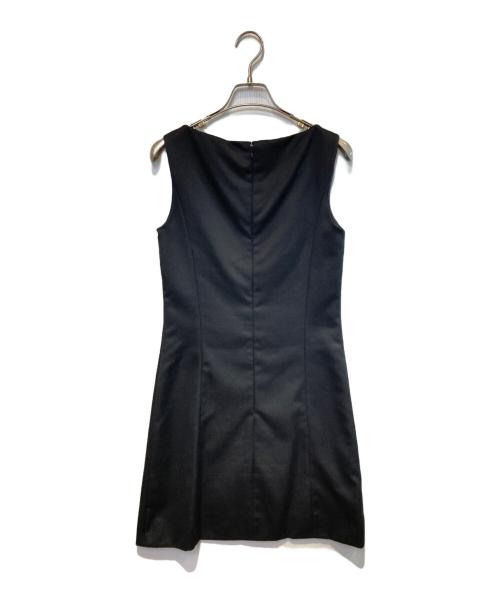 PRADA（プラダ）PRADA (プラダ) ノースリーブワンピース ブラック サイズ:38の古着・服飾アイテム