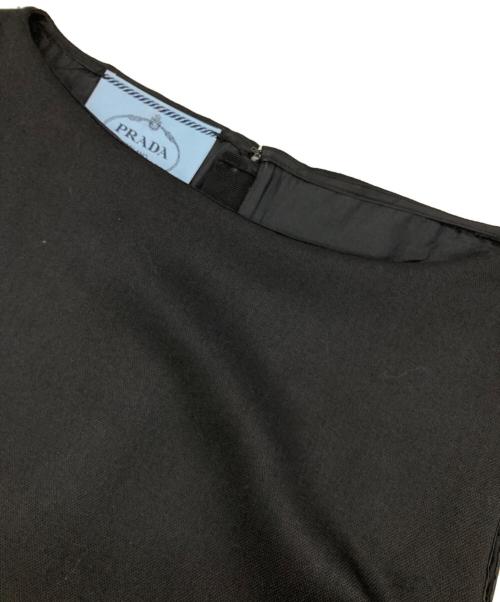 PRADA（プラダ）PRADA (プラダ) ノースリーブワンピース ブラック サイズ:38の古着・服飾アイテム