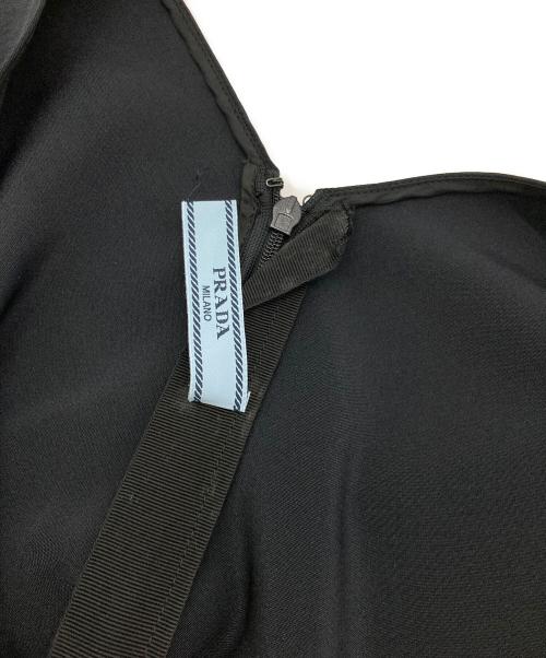 PRADA（プラダ）PRADA (プラダ) シルクブラウスワンピース ブラック サイズ:40の古着・服飾アイテム