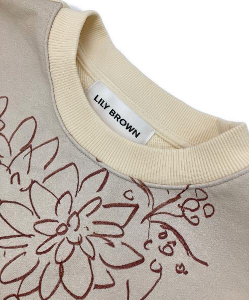 Lily Brown（リリーブラウン）Lily Brown (リリーブラウン) パレットアートスウェット イエロー サイズ:Free 未使用品の古着・服飾アイテム