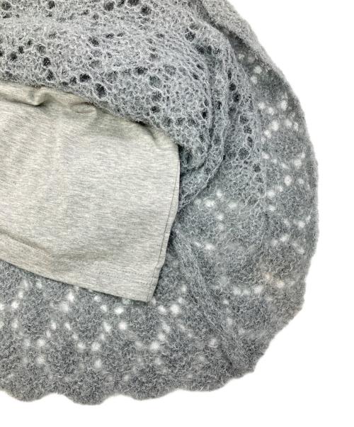 Lily Brown（リリーブラウン）Lily Brown (リリーブラウン) スノーニットワンピース グレー サイズ:Free 未使用品の古着・服飾アイテム