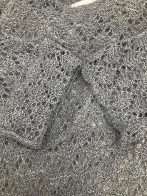 Lily Brown（リリーブラウン）Lily Brown (リリーブラウン) スノーニットワンピース グレー サイズ:Free 未使用品の古着・服飾アイテム