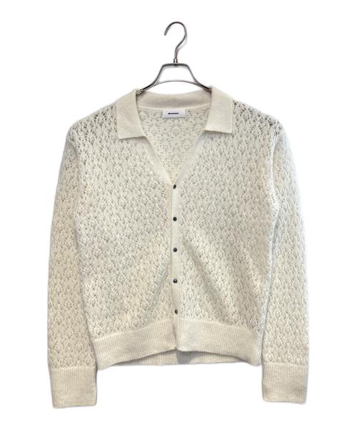 MIESROHE（ミースロエ）MIESROHE (ミースロエ) アルパカ混シャツニットカーデ アイボリー サイズ:Freeの古着・服飾アイテム