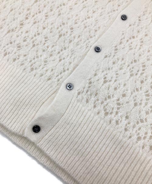 MIESROHE（ミースロエ）MIESROHE (ミースロエ) アルパカ混シャツニットカーデ アイボリー サイズ:Freeの古着・服飾アイテム