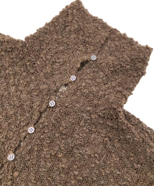 MIESROHE（ミースロエ）MIESROHE (ミースロエ) ループヤーンタートルニット ブラウン サイズ:Freeの古着・服飾アイテム