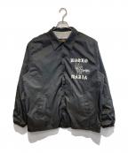 WACKO MARIA×56 TATTOO STUDIOワコマリア×56 タトゥースタジオ）の古着「COACH JACKET」｜ブラック