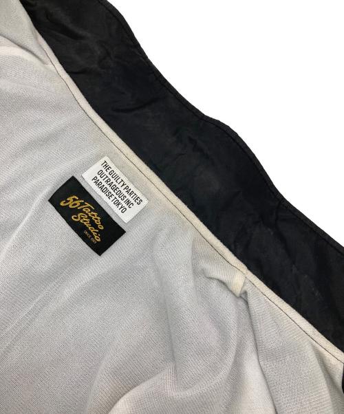 WACKO MARIA（ワコマリア）WACKO MARIA (ワコマリア) 56 TATTOO STUDIO (56 タトゥースタジオ) COACH JACKET ブラック サイズ:Lの古着・服飾アイテム