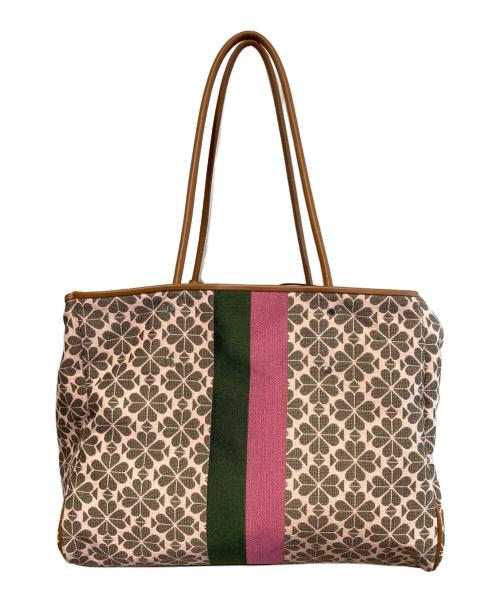 Kate Spade（ケイトスペード）Kate Spade (ケイトスペード) エブリシングスペードフラワージャカードラージトートの古着・服飾アイテム
