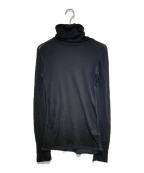 Y's Red Labelワイズレッドレーベル）の古着「タートルネックニット」｜ブラック