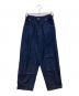 NEON SIGN（ネオンサイン）の古着「Wide Denim Slacks」｜インディゴ