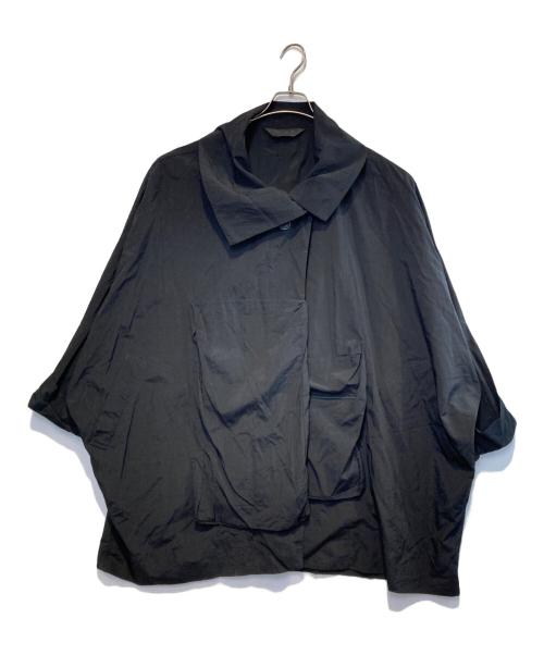 MOYURU（モユル）MOYURU (モユル) ナイロンオーバーサイズジャケット ブラック サイズ:Mの古着・服飾アイテム