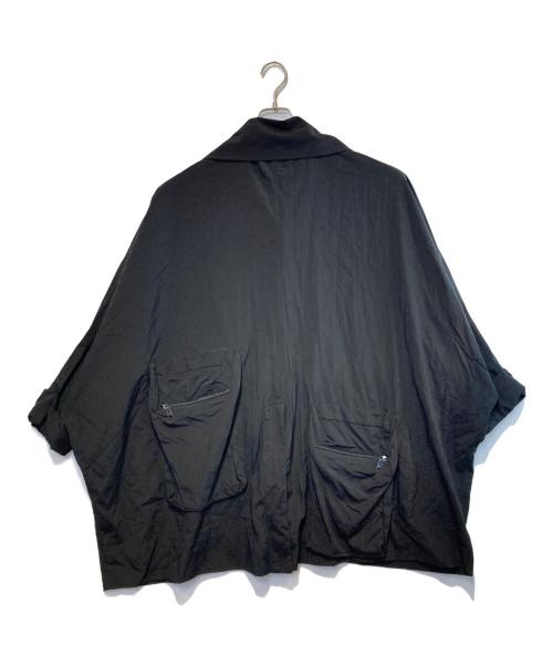 MOYURU（モユル）MOYURU (モユル) ナイロンオーバーサイズジャケット ブラック サイズ:Mの古着・服飾アイテム