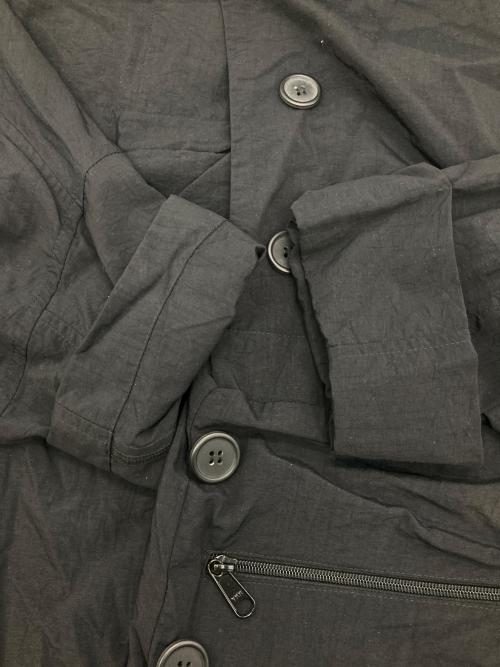 MOYURU（モユル）MOYURU (モユル) ナイロンオーバーサイズジャケット ブラック サイズ:Mの古着・服飾アイテム