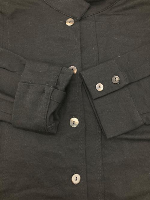 m mefu（メフウ）m mefu (メフウ) ドッキングスタンドカラーシャツ ブラック サイズ:40の古着・服飾アイテム