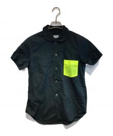 BLACK COMME des GARCONS（ブラックコムデギャルソン）の古着「丸襟S/Sシャツ」｜ブラック
