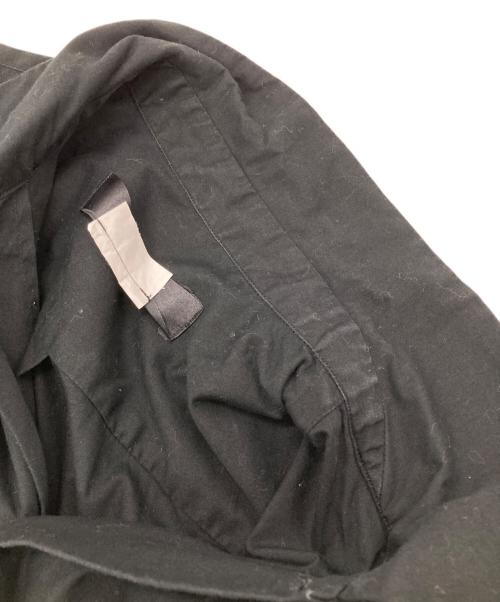 BLACK COMME des GARCONS（ブラックコムデギャルソン）BLACK COMME des GARCONS (ブラックコムデギャルソン) 丸襟S/Sシャツ ブラック サイズ:XSの古着・服飾アイテム