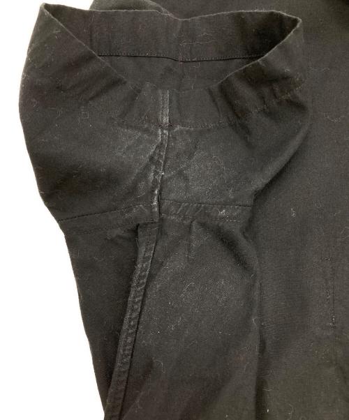 BLACK COMME des GARCONS（ブラックコムデギャルソン）BLACK COMME des GARCONS (ブラックコムデギャルソン) 丸襟S/Sシャツ ブラック サイズ:XSの古着・服飾アイテム