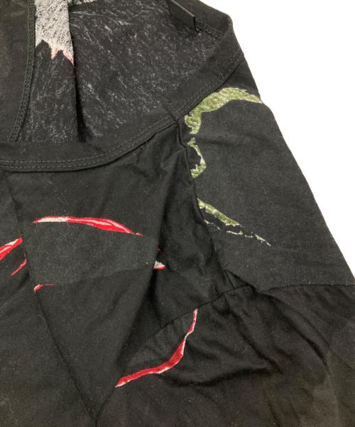 Y's（ワイズ）Y's (ワイズ) ロングスリーブカットソー ブラック×レッド サイズ:2の古着・服飾アイテム