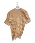 me ISSEY MIYAKE (ミーイッセイ ミヤケ) シワ加工チュニック ベージュ サイズ:Free：14000円