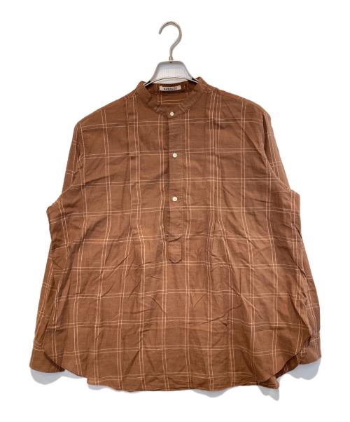 AURALEE（オーラリー）AURALEE (オーラリー) SUPER LIGHT CHECK BIG PULLOVER 24 サイズ:4の古着・服飾アイテム