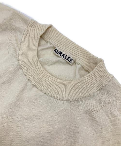 AURALEE（オーラリー）AURALEE (オーラリー) SUPER HARD TWIST TEE ベージュ サイズ:4の古着・服飾アイテム