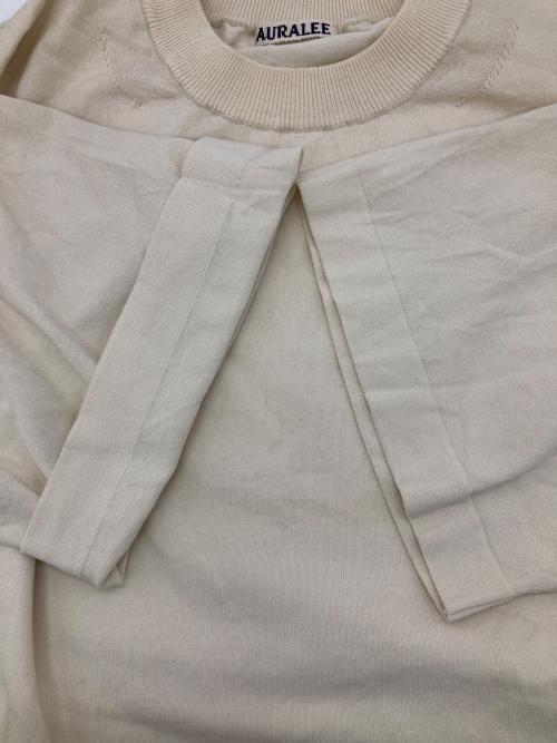 AURALEE（オーラリー）AURALEE (オーラリー) SUPER HARD TWIST TEE ベージュ サイズ:4の古着・服飾アイテム