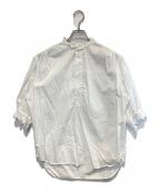 POLO RALPH LAURENポロ・ラルフローレン）の古着「フリルシャツブラウス」｜ホワイト